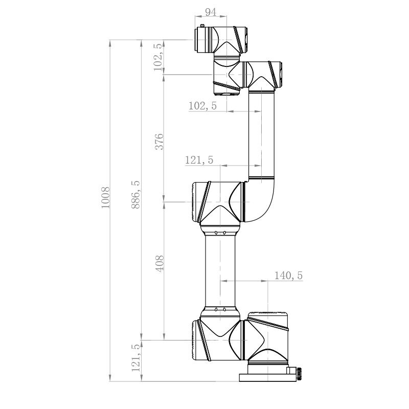 AUBO遨博-C5协作机器人(5kg)插图5