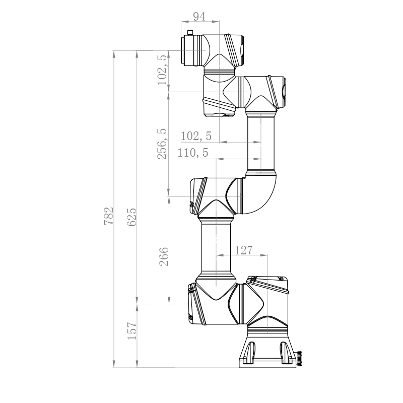 AUBO遨博-C3协作机器人(3kg)插图6